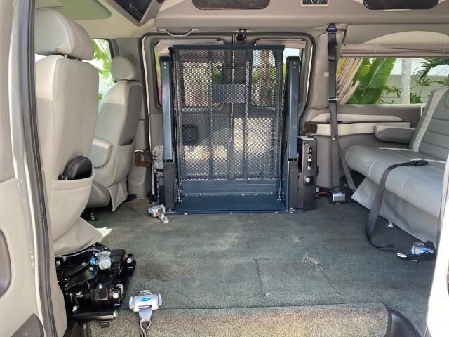 2013 Pure Silver Metallic /Medium Pewter GMC SAVANA HI TOP CONVERSION HANDICAP LIFT LOW MILES 24,857 (1GDS7DC40D1) with an 5.3L Vortec 1000 V8 SFI Flex-Fuel Engine engine, Automatic transmission, located at 4701 North Dixie Hwy, Pompano Beach, FL, 33064, (954) 422-2889, 26.240938, -80.123474 - OUR WEBPAGE FLORIDACARS1.COM HAS OVER 100 PHOTOS AND FREE CARFAX LINK 2013 GMC Savana 1500 MAJESTIC HI TOP CONVERSION VAN LEATHER Van 5.3L V8 F OHV 16V Flex Fuel 17 MPG Rear Wheel Drive Features ABS Brakes Air Conditioning AM/FM Stereo Automatic Transmission CD Audio Convenience Package Cruise Contr - Photo#82