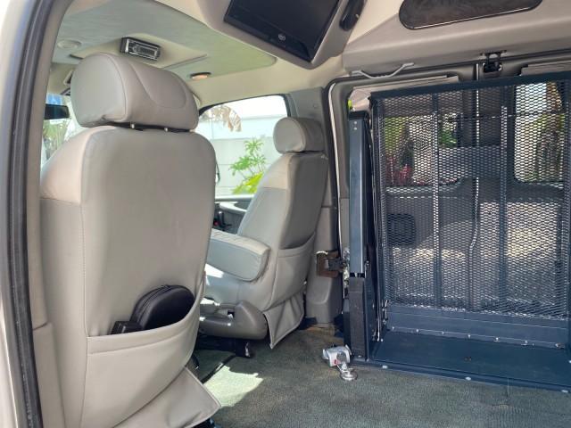2013 Pure Silver Metallic /Medium Pewter GMC SAVANA HI TOP CONVERSION HANDICAP LIFT LOW MILES 24,857 (1GDS7DC40D1) with an 5.3L Vortec 1000 V8 SFI Flex-Fuel Engine engine, Automatic transmission, located at 4701 North Dixie Hwy, Pompano Beach, FL, 33064, (954) 422-2889, 26.240938, -80.123474 - OUR WEBPAGE FLORIDACARS1.COM HAS OVER 100 PHOTOS AND FREE CARFAX LINK 2013 GMC Savana 1500 MAJESTIC HI TOP CONVERSION VAN LEATHER Van 5.3L V8 F OHV 16V Flex Fuel 17 MPG Rear Wheel Drive Features ABS Brakes Air Conditioning AM/FM Stereo Automatic Transmission CD Audio Convenience Package Cruise Contr - Photo#83