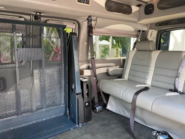 2013 Pure Silver Metallic /Medium Pewter GMC SAVANA HI TOP CONVERSION HANDICAP LIFT LOW MILES 24,857 (1GDS7DC40D1) with an 5.3L Vortec 1000 V8 SFI Flex-Fuel Engine engine, Automatic transmission, located at 4701 North Dixie Hwy, Pompano Beach, FL, 33064, (954) 422-2889, 26.240938, -80.123474 - OUR WEBPAGE FLORIDACARS1.COM HAS OVER 100 PHOTOS AND FREE CARFAX LINK 2013 GMC Savana 1500 MAJESTIC HI TOP CONVERSION VAN LEATHER Van 5.3L V8 F OHV 16V Flex Fuel 17 MPG Rear Wheel Drive Features ABS Brakes Air Conditioning AM/FM Stereo Automatic Transmission CD Audio Convenience Package Cruise Contr - Photo#85
