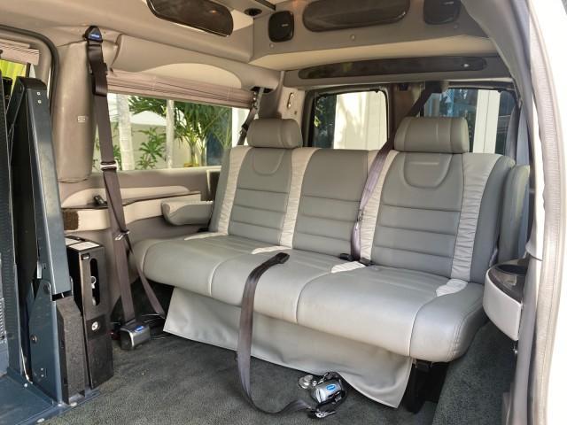 2013 Pure Silver Metallic /Medium Pewter GMC SAVANA HI TOP CONVERSION HANDICAP LIFT LOW MILES 24,857 (1GDS7DC40D1) with an 5.3L Vortec 1000 V8 SFI Flex-Fuel Engine engine, Automatic transmission, located at 4701 North Dixie Hwy, Pompano Beach, FL, 33064, (954) 422-2889, 26.240938, -80.123474 - OUR WEBPAGE FLORIDACARS1.COM HAS OVER 100 PHOTOS AND FREE CARFAX LINK 2013 GMC Savana 1500 MAJESTIC HI TOP CONVERSION VAN LEATHER Van 5.3L V8 F OHV 16V Flex Fuel 17 MPG Rear Wheel Drive Features ABS Brakes Air Conditioning AM/FM Stereo Automatic Transmission CD Audio Convenience Package Cruise Contr - Photo#86