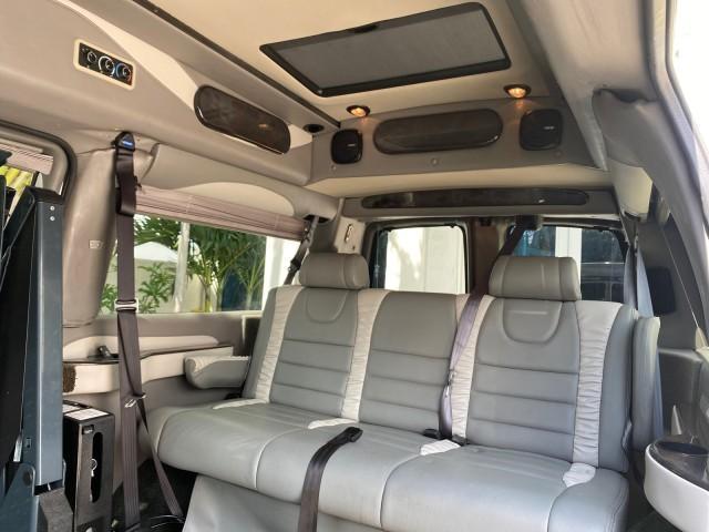2013 Pure Silver Metallic /Medium Pewter GMC SAVANA HI TOP CONVERSION HANDICAP LIFT LOW MILES 24,857 (1GDS7DC40D1) with an 5.3L Vortec 1000 V8 SFI Flex-Fuel Engine engine, Automatic transmission, located at 4701 North Dixie Hwy, Pompano Beach, FL, 33064, (954) 422-2889, 26.240938, -80.123474 - OUR WEBPAGE FLORIDACARS1.COM HAS OVER 100 PHOTOS AND FREE CARFAX LINK 2013 GMC Savana 1500 MAJESTIC HI TOP CONVERSION VAN LEATHER Van 5.3L V8 F OHV 16V Flex Fuel 17 MPG Rear Wheel Drive Features ABS Brakes Air Conditioning AM/FM Stereo Automatic Transmission CD Audio Convenience Package Cruise Contr - Photo#87