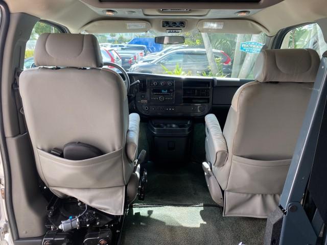2013 Pure Silver Metallic /Medium Pewter GMC SAVANA HI TOP CONVERSION HANDICAP LIFT LOW MILES 24,857 (1GDS7DC40D1) with an 5.3L Vortec 1000 V8 SFI Flex-Fuel Engine engine, Automatic transmission, located at 4701 North Dixie Hwy, Pompano Beach, FL, 33064, (954) 422-2889, 26.240938, -80.123474 - OUR WEBPAGE FLORIDACARS1.COM HAS OVER 100 PHOTOS AND FREE CARFAX LINK 2013 GMC Savana 1500 MAJESTIC HI TOP CONVERSION VAN LEATHER Van 5.3L V8 F OHV 16V Flex Fuel 17 MPG Rear Wheel Drive Features ABS Brakes Air Conditioning AM/FM Stereo Automatic Transmission CD Audio Convenience Package Cruise Contr - Photo#97