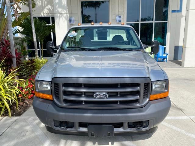 2001 Silver Metallic /Medium Graphite Ford Super Duty F-350 DRW DUALLY XL 1 OWNER LOW MILES 14,269 (1FTWF32SX1E) with an 6.8L SOHC SEFI V10 Engine engine, Automatic transmission, located at 4701 North Dixie Hwy, Pompano Beach, FL, 33064, (954) 422-2889, 26.240938, -80.123474 - OUR WEBPAGE FLORIDACARS1.COM HAS OVER 100 PHOTOS AND FREE CARFAX LINK 2001 Ford F-350 Super Duty Dually XL 1 OWNER Pickup 6.8L V10 F SOHC Gasoline Rear Wheel Drive Features ABS Brakes Air Conditioning AM/FM Stereo Automatic Transmission Cassette Player Dual Rear Wheels Long Bed Tow Hitch Vinyl Seats - Photo#27