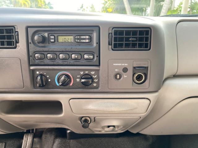2001 Silver Metallic /Medium Graphite Ford Super Duty F-350 DRW DUALLY XL 1 OWNER LOW MILES 14,269 (1FTWF32SX1E) with an 6.8L SOHC SEFI V10 Engine engine, Automatic transmission, located at 4701 North Dixie Hwy, Pompano Beach, FL, 33064, (954) 422-2889, 26.240938, -80.123474 - OUR WEBPAGE FLORIDACARS1.COM HAS OVER 100 PHOTOS AND FREE CARFAX LINK 2001 Ford F-350 Super Duty Dually XL 1 OWNER Pickup 6.8L V10 F SOHC Gasoline Rear Wheel Drive Features ABS Brakes Air Conditioning AM/FM Stereo Automatic Transmission Cassette Player Dual Rear Wheels Long Bed Tow Hitch Vinyl Seats - Photo#60
