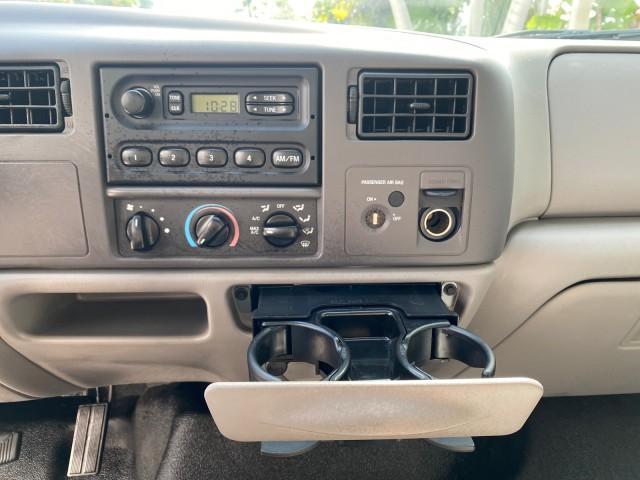 2001 Silver Metallic /Medium Graphite Ford Super Duty F-350 DRW DUALLY XL 1 OWNER LOW MILES 14,269 (1FTWF32SX1E) with an 6.8L SOHC SEFI V10 Engine engine, Automatic transmission, located at 4701 North Dixie Hwy, Pompano Beach, FL, 33064, (954) 422-2889, 26.240938, -80.123474 - OUR WEBPAGE FLORIDACARS1.COM HAS OVER 100 PHOTOS AND FREE CARFAX LINK 2001 Ford F-350 Super Duty Dually XL 1 OWNER Pickup 6.8L V10 F SOHC Gasoline Rear Wheel Drive Features ABS Brakes Air Conditioning AM/FM Stereo Automatic Transmission Cassette Player Dual Rear Wheels Long Bed Tow Hitch Vinyl Seats - Photo#61