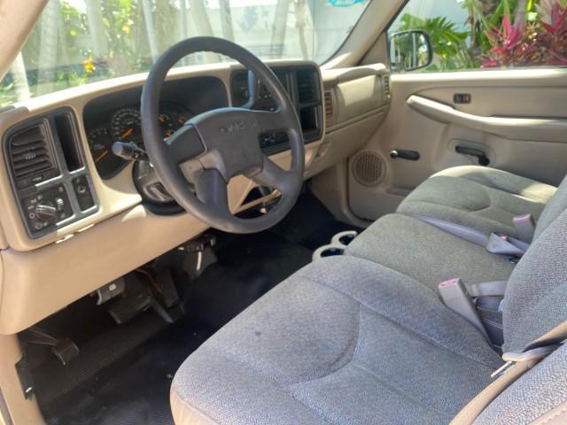 2005 Sand Beige Metallic /Neutral GMC Sierra 1500 LOW MILES 83837 AC NO ACCIDENTS (1GTEC14X15Z) with an 4.3L Vortec 4300 V6 MFI Engine engine, Automatic transmission, located at 4701 North Dixie Hwy, Pompano Beach, FL, 33064, (954) 422-2889, 26.240938, -80.123474 - OUR WEBPAGE FLORIDACARS1.COM HAS OVER 100 PHOTOS AND FREE CARFAX LINK 2005 GMC Sierra 1500 Pickup 4.3L V6 F Gasoline 22 MPG Rear Wheel Drive Features ABS Brakes Air Conditioning AM/FM Stereo Automatic Transmission CD Audio Cloth Seats Cruise Control Long Bed 2005 GMC Sierra Regular Cab Work Truck wi - Photo#48
