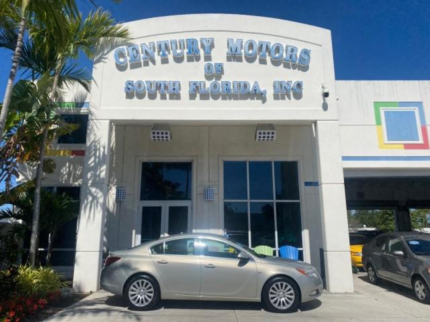 2011 Quicksilver Metallic /Cashmere Buick Regal SEDAN CXL LOW MILES 35,816 (W04GR5EC2B1) with an 2.4L Ecotec DOHC 4-Cyl SIDI Spark Ignition DI Engine engine, Automatic transmission, located at 4701 North Dixie Hwy, Pompano Beach, FL, 33064, (954) 422-2889, 26.240938, -80.123474 - OUR WEBPAGE FLORIDACARS1.COM HAS OVER 100 PHOTOS AND FREE CARFAX LINK 2011 Buick Regal CXL Sedan 4 DR 2.4L I4 F DOHC 16V Gasoline 30 MPG Front Wheel Drive Features ABS Brakes Air Conditioning Alloy Wheels AM/FM Stereo Automatic Transmission Auxiliary Audio Input Bluetooth Technology CD Audio Comfort- Photo#0