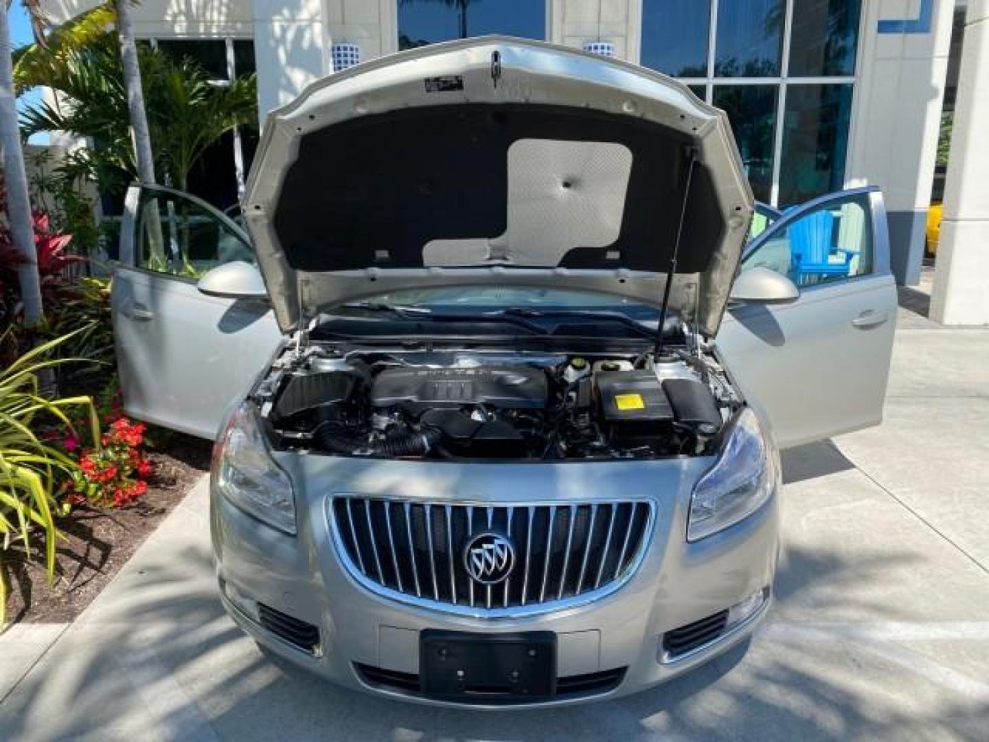 2011 Quicksilver Metallic /Cashmere Buick Regal SEDAN CXL LOW MILES 35,816 (W04GR5EC2B1) with an 2.4L Ecotec DOHC 4-Cyl SIDI Spark Ignition DI Engine engine, Automatic transmission, located at 4701 North Dixie Hwy, Pompano Beach, FL, 33064, (954) 422-2889, 26.240938, -80.123474 - OUR WEBPAGE FLORIDACARS1.COM HAS OVER 100 PHOTOS AND FREE CARFAX LINK 2011 Buick Regal CXL Sedan 4 DR 2.4L I4 F DOHC 16V Gasoline 30 MPG Front Wheel Drive Features ABS Brakes Air Conditioning Alloy Wheels AM/FM Stereo Automatic Transmission Auxiliary Audio Input Bluetooth Technology CD Audio Comfort- Photo#17