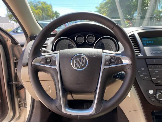 2011 Quicksilver Metallic /Cashmere Buick Regal SEDAN CXL LOW MILES 35,816 (W04GR5EC2B1) with an 2.4L Ecotec DOHC 4-Cyl SIDI Spark Ignition DI Engine engine, Automatic transmission, located at 4701 North Dixie Hwy, Pompano Beach, FL, 33064, (954) 422-2889, 26.240938, -80.123474 - OUR WEBPAGE FLORIDACARS1.COM HAS OVER 100 PHOTOS AND FREE CARFAX LINK 2011 Buick Regal CXL Sedan 4 DR 2.4L I4 F DOHC 16V Gasoline 30 MPG Front Wheel Drive Features ABS Brakes Air Conditioning Alloy Wheels AM/FM Stereo Automatic Transmission Auxiliary Audio Input Bluetooth Technology CD Audio Comfort - Photo#49