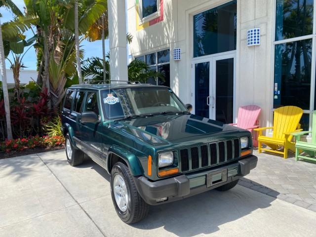 2000 Forest Green Pearl /Agate Jeep Cherokee Sport 1 OWNER 4X4 AC 4.0 6YL (1J4FF48S2YL) with an 4.0L SMFI I6 Power Tech Engine engine, Automatic transmission, located at 4701 North Dixie Hwy, Pompano Beach, FL, 33064, (954) 422-2889, 26.240938, -80.123474 - OUR WEBPAGE FLORIDACARS1.COM HAS OVER 100 PHOTOS AND FREE CARFAX LINK 2000 Jeep Cherokee Sport 4WD 4x4 4 Door Wagon/Sport Utility 4.0L I6 F Gasoline 22 MPG All Wheel Drive Features 4WD/AWD ABS Brakes Air Conditioning AM/FM Stereo Automatic Transmission Cassette Player CD Audio Cloth Seats Cruise Con - Photo#1