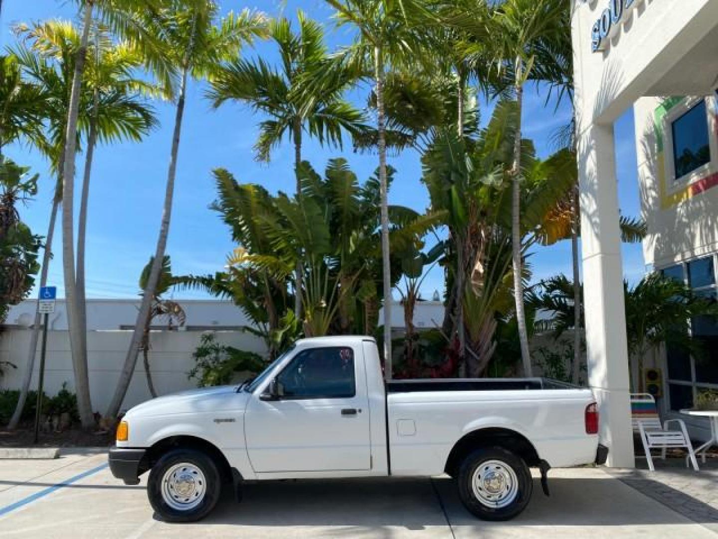 2002 Oxford White /Dark Graphite Ford Ranger Edge 1 OWNER LOW MILES 68,551 (1FTYR10U72P) with an 3.0L SEFI V6 Engine engine, Automatic transmission, located at 4701 North Dixie Hwy, Pompano Beach, FL, 33064, (954) 422-2889, 26.240938, -80.123474 - OUR WEBPAGE FLORIDACARS1.COM HAS OVER 100 PHOTOS AND FREE CARFAX LINK 2002 Ford Ranger Edge 1 OWNER Pickup 3.0L V6 F OHV Gasoline 22 MPG Rear Wheel Drive Features ABS Brakes Air Conditioning AM/FM Stereo Automatic Transmission Bed Liner CD Audio Vinyl Seats 2002 Ford Ranger Edge Regular Cab 2WD is a- Photo#4