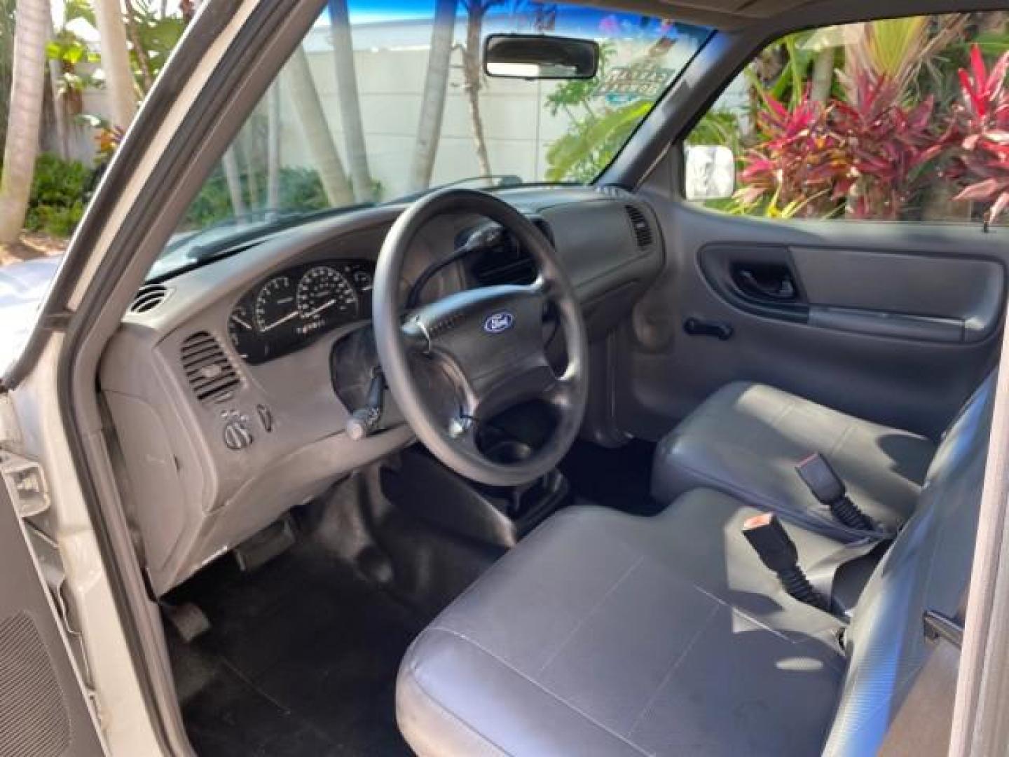2002 Oxford White /Dark Graphite Ford Ranger Edge 1 OWNER LOW MILES 68,551 (1FTYR10U72P) with an 3.0L SEFI V6 Engine engine, Automatic transmission, located at 4701 North Dixie Hwy, Pompano Beach, FL, 33064, (954) 422-2889, 26.240938, -80.123474 - OUR WEBPAGE FLORIDACARS1.COM HAS OVER 100 PHOTOS AND FREE CARFAX LINK 2002 Ford Ranger Edge 1 OWNER Pickup 3.0L V6 F OHV Gasoline 22 MPG Rear Wheel Drive Features ABS Brakes Air Conditioning AM/FM Stereo Automatic Transmission Bed Liner CD Audio Vinyl Seats 2002 Ford Ranger Edge Regular Cab 2WD is a- Photo#9