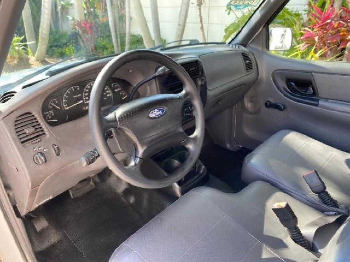 2002 Oxford White /Dark Graphite Ford Ranger Edge 1 OWNER LOW MILES 68,551 (1FTYR10U72P) with an 3.0L SEFI V6 Engine engine, Automatic transmission, located at 4701 North Dixie Hwy, Pompano Beach, FL, 33064, (954) 422-2889, 26.240938, -80.123474 - OUR WEBPAGE FLORIDACARS1.COM HAS OVER 100 PHOTOS AND FREE CARFAX LINK 2002 Ford Ranger Edge 1 OWNER Pickup 3.0L V6 F OHV Gasoline 22 MPG Rear Wheel Drive Features ABS Brakes Air Conditioning AM/FM Stereo Automatic Transmission Bed Liner CD Audio Vinyl Seats 2002 Ford Ranger Edge Regular Cab 2WD is a- Photo#45