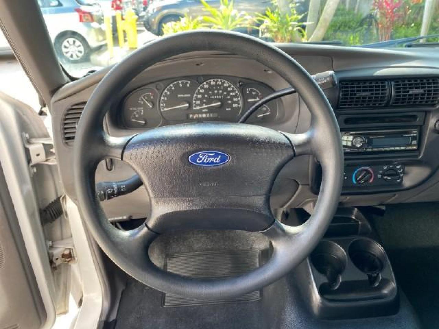 2002 Oxford White /Dark Graphite Ford Ranger Edge 1 OWNER LOW MILES 68,551 (1FTYR10U72P) with an 3.0L SEFI V6 Engine engine, Automatic transmission, located at 4701 North Dixie Hwy, Pompano Beach, FL, 33064, (954) 422-2889, 26.240938, -80.123474 - OUR WEBPAGE FLORIDACARS1.COM HAS OVER 100 PHOTOS AND FREE CARFAX LINK 2002 Ford Ranger Edge 1 OWNER Pickup 3.0L V6 F OHV Gasoline 22 MPG Rear Wheel Drive Features ABS Brakes Air Conditioning AM/FM Stereo Automatic Transmission Bed Liner CD Audio Vinyl Seats 2002 Ford Ranger Edge Regular Cab 2WD is a- Photo#46