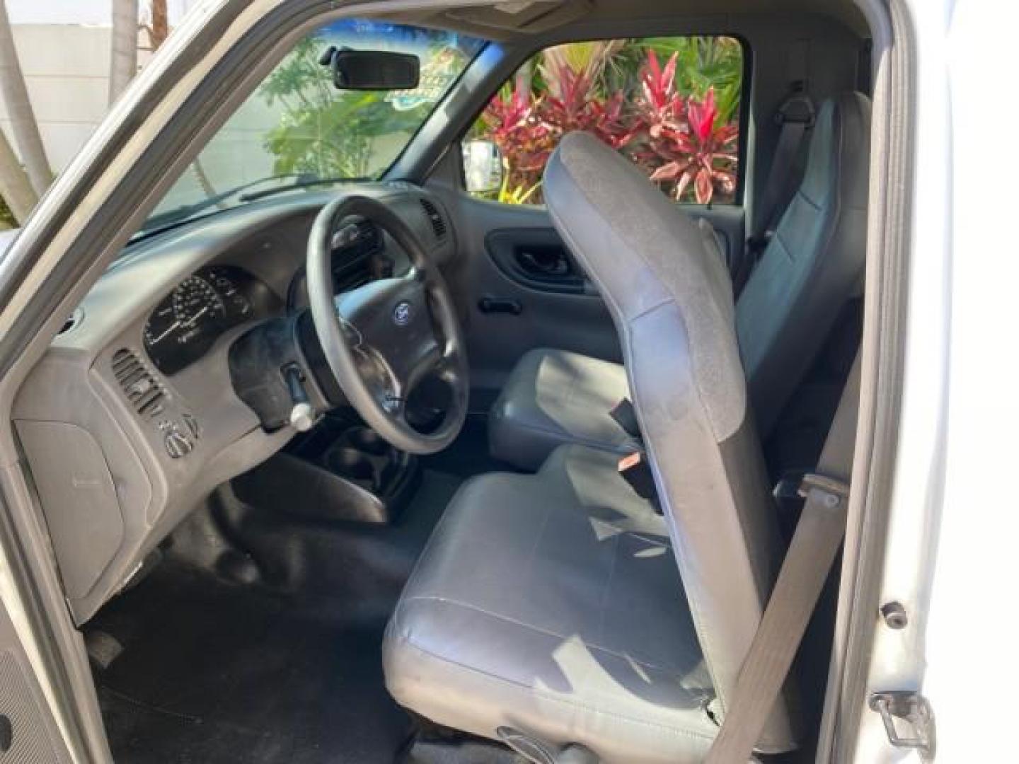 2002 Oxford White /Dark Graphite Ford Ranger Edge 1 OWNER LOW MILES 68,551 (1FTYR10U72P) with an 3.0L SEFI V6 Engine engine, Automatic transmission, located at 4701 North Dixie Hwy, Pompano Beach, FL, 33064, (954) 422-2889, 26.240938, -80.123474 - OUR WEBPAGE FLORIDACARS1.COM HAS OVER 100 PHOTOS AND FREE CARFAX LINK 2002 Ford Ranger Edge 1 OWNER Pickup 3.0L V6 F OHV Gasoline 22 MPG Rear Wheel Drive Features ABS Brakes Air Conditioning AM/FM Stereo Automatic Transmission Bed Liner CD Audio Vinyl Seats 2002 Ford Ranger Edge Regular Cab 2WD is a- Photo#68