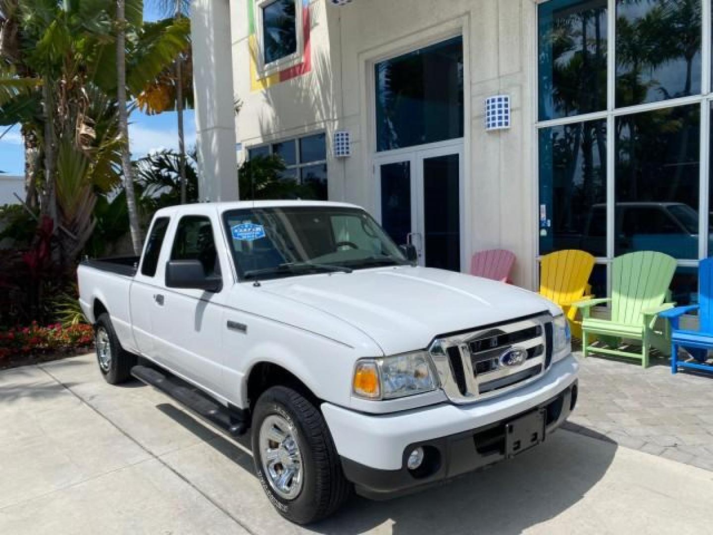 2011 Oxford White /Medium Dark Flint Ford Ranger X CAB XLT LOW MILES 44,686 (1FTKR4EE4BP) with an 4.0L SOHC V6 Engine engine, Automatic transmission, located at 4701 North Dixie Hwy, Pompano Beach, FL, 33064, (954) 422-2889, 26.240938, -80.123474 - OUR WEBPAGE FLORIDACARS1.COM HAS OVER 100 PHOTOS AND FREE CARFAX LINK 2011 Ford Ranger XLT 4 Door Extended Cab Pickup 4.0L V6 F SOHC 16V Gasoline 21 MPG Rear Wheel Drive Features ABS Brakes Air Conditioning AM/FM Stereo Automatic Transmission Auxiliary Audio Input Bed Liner CD Audio Cloth Seats Crui- Photo#1