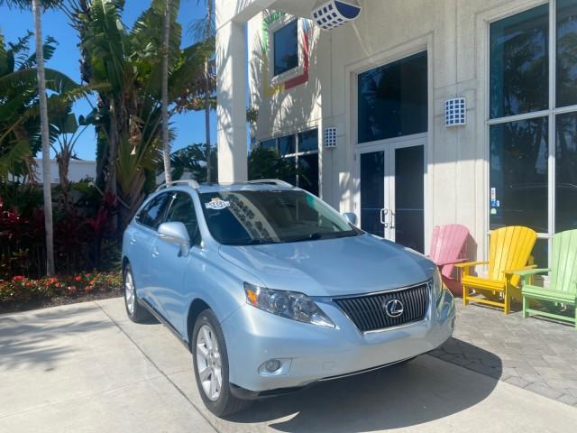 2011 Cerulean Blue Metallic /Light Gray Lexus RX 350 SUV LOW MILES 55,895 1 OWNER (2T2ZK1BAXBC) with an 3.5L DOHC SFI 24-Valve V6 Engine engine, Automatic transmission, located at 4701 North Dixie Hwy, Pompano Beach, FL, 33064, (954) 422-2889, 26.240938, -80.123474 - OUR WEBPAGE FLORIDACARS1.COM HAS OVER 100 PHOTOS AND FREE CARFAX LINK 2011 Lexus RX 350 1 OWNER 4 Door Wagon/Sport Utility 3.5L V6 F DOHC 24V Gasoline 25 MPG Front Wheel Drive Features A/C Seat(s) ABS Brakes Air Conditioning Alloy Wheels AM/FM Stereo Automatic Transmission Auxiliary Audio Input Blue - Photo#1