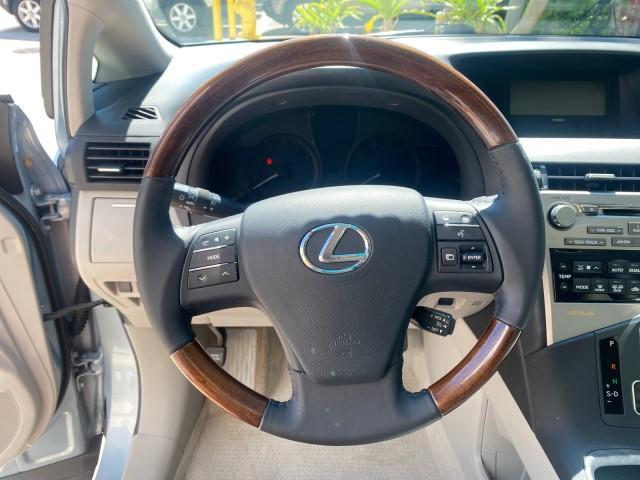 2011 Cerulean Blue Metallic /Light Gray Lexus RX 350 SUV LOW MILES 55,895 1 OWNER (2T2ZK1BAXBC) with an 3.5L DOHC SFI 24-Valve V6 Engine engine, Automatic transmission, located at 4701 North Dixie Hwy, Pompano Beach, FL, 33064, (954) 422-2889, 26.240938, -80.123474 - OUR WEBPAGE FLORIDACARS1.COM HAS OVER 100 PHOTOS AND FREE CARFAX LINK 2011 Lexus RX 350 1 OWNER 4 Door Wagon/Sport Utility 3.5L V6 F DOHC 24V Gasoline 25 MPG Front Wheel Drive Features A/C Seat(s) ABS Brakes Air Conditioning Alloy Wheels AM/FM Stereo Automatic Transmission Auxiliary Audio Input Blue - Photo#49