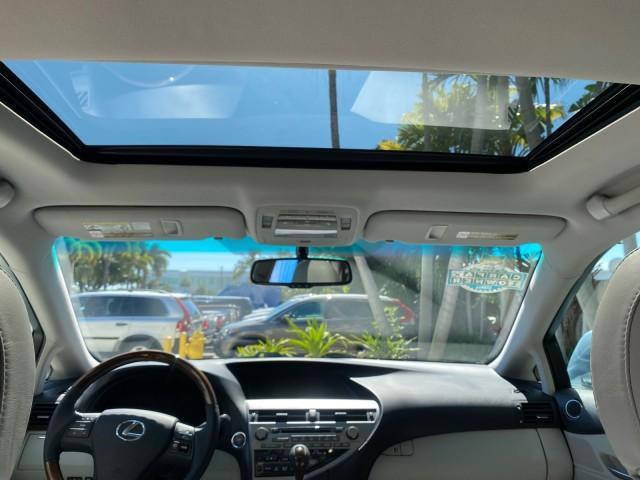2011 Cerulean Blue Metallic /Light Gray Lexus RX 350 SUV LOW MILES 55,895 1 OWNER (2T2ZK1BAXBC) with an 3.5L DOHC SFI 24-Valve V6 Engine engine, Automatic transmission, located at 4701 North Dixie Hwy, Pompano Beach, FL, 33064, (954) 422-2889, 26.240938, -80.123474 - OUR WEBPAGE FLORIDACARS1.COM HAS OVER 100 PHOTOS AND FREE CARFAX LINK 2011 Lexus RX 350 1 OWNER 4 Door Wagon/Sport Utility 3.5L V6 F DOHC 24V Gasoline 25 MPG Front Wheel Drive Features A/C Seat(s) ABS Brakes Air Conditioning Alloy Wheels AM/FM Stereo Automatic Transmission Auxiliary Audio Input Blue - Photo#92
