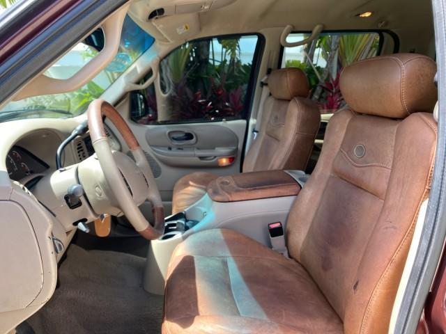 2002 Toreador Red Metallic /Dark Brown Ford F-150 CREW CAB King Ranch LOW MILES 56,886 (1FTRW07L12K) with an 5.4L SEFI OHC V8 Triton Engine engine, Automatic transmission, located at 4701 North Dixie Hwy, Pompano Beach, FL, 33064, (954) 422-2889, 26.240938, -80.123474 - OUR WEBPAGE FLORIDACARS1.COM HAS OVER 100 PHOTOS AND FREE CARFAX LINK 2002 Ford F-150 King Ranch Crew Pickup 5.4L V8 F SOHC 16V Gasoline 19 MPG Rear Wheel Drive Features ABS Brakes Air Conditioning Alloy Wheels AM/FM Stereo Automatic Transmission Bed Liner Cassette Player Cruise Control Leather Seat - Photo#44