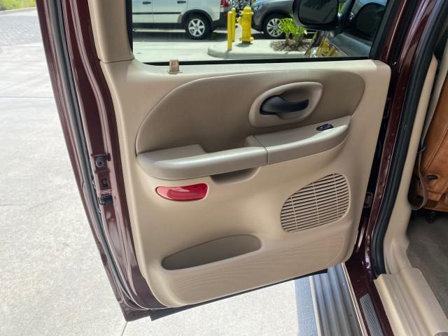 2002 Toreador Red Metallic /Dark Brown Ford F-150 CREW CAB King Ranch LOW MILES 56,886 (1FTRW07L12K) with an 5.4L SEFI OHC V8 Triton Engine engine, Automatic transmission, located at 4701 North Dixie Hwy, Pompano Beach, FL, 33064, (954) 422-2889, 26.240938, -80.123474 - OUR WEBPAGE FLORIDACARS1.COM HAS OVER 100 PHOTOS AND FREE CARFAX LINK 2002 Ford F-150 King Ranch Crew Pickup 5.4L V8 F SOHC 16V Gasoline 19 MPG Rear Wheel Drive Features ABS Brakes Air Conditioning Alloy Wheels AM/FM Stereo Automatic Transmission Bed Liner Cassette Player Cruise Control Leather Seat - Photo#72