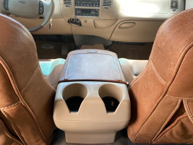 2002 Toreador Red Metallic /Dark Brown Ford F-150 CREW CAB King Ranch LOW MILES 56,886 (1FTRW07L12K) with an 5.4L SEFI OHC V8 Triton Engine engine, Automatic transmission, located at 4701 North Dixie Hwy, Pompano Beach, FL, 33064, (954) 422-2889, 26.240938, -80.123474 - OUR WEBPAGE FLORIDACARS1.COM HAS OVER 100 PHOTOS AND FREE CARFAX LINK 2002 Ford F-150 King Ranch Crew Pickup 5.4L V8 F SOHC 16V Gasoline 19 MPG Rear Wheel Drive Features ABS Brakes Air Conditioning Alloy Wheels AM/FM Stereo Automatic Transmission Bed Liner Cassette Player Cruise Control Leather Seat - Photo#78