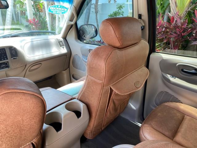 2002 Toreador Red Metallic /Dark Brown Ford F-150 CREW CAB King Ranch LOW MILES 56,886 (1FTRW07L12K) with an 5.4L SEFI OHC V8 Triton Engine engine, Automatic transmission, located at 4701 North Dixie Hwy, Pompano Beach, FL, 33064, (954) 422-2889, 26.240938, -80.123474 - OUR WEBPAGE FLORIDACARS1.COM HAS OVER 100 PHOTOS AND FREE CARFAX LINK 2002 Ford F-150 King Ranch Crew Pickup 5.4L V8 F SOHC 16V Gasoline 19 MPG Rear Wheel Drive Features ABS Brakes Air Conditioning Alloy Wheels AM/FM Stereo Automatic Transmission Bed Liner Cassette Player Cruise Control Leather Seat - Photo#80