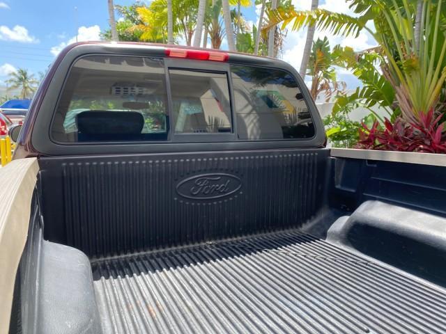 2002 Toreador Red Metallic /Dark Brown Ford F-150 CREW CAB King Ranch LOW MILES 56,886 (1FTRW07L12K) with an 5.4L SEFI OHC V8 Triton Engine engine, Automatic transmission, located at 4701 North Dixie Hwy, Pompano Beach, FL, 33064, (954) 422-2889, 26.240938, -80.123474 - OUR WEBPAGE FLORIDACARS1.COM HAS OVER 100 PHOTOS AND FREE CARFAX LINK 2002 Ford F-150 King Ranch Crew Pickup 5.4L V8 F SOHC 16V Gasoline 19 MPG Rear Wheel Drive Features ABS Brakes Air Conditioning Alloy Wheels AM/FM Stereo Automatic Transmission Bed Liner Cassette Player Cruise Control Leather Seat - Photo#93