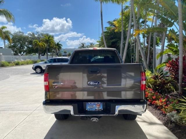 2008 Pueblo Gold Metallic /Tan Ford F-150 4WD Lariat 1 OWNER LOW MILES 83,919 (1FTPX14V58F) with an 5.4L 24-Valve EFI FFV V8 Engine engine, Automatic transmission, located at 4701 North Dixie Hwy, Pompano Beach, FL, 33064, (954) 422-2889, 26.240938, -80.123474 - OUR WEBPAGE FLORIDACARS1.COM HAS OVER 100 PHOTOS AND FREE CARFAX LINK 2008 Ford F-150 Lariat 1 OWNER 4 Door Extended Cab Pickup 5.4L V8 F SOHC Flex Fuel 17 MPG Rear Wheel Drive w/ 4X4 Features 4WD/AWD ABS Brakes Air Conditioning Alloy Wheels AM/FM Stereo Automatic Transmission Auxiliary Audio Input - Photo#6