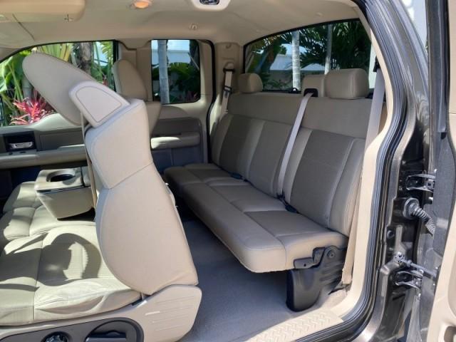 2008 Pueblo Gold Metallic /Tan Ford F-150 4WD Lariat 1 OWNER LOW MILES 83,919 (1FTPX14V58F) with an 5.4L 24-Valve EFI FFV V8 Engine engine, Automatic transmission, located at 4701 North Dixie Hwy, Pompano Beach, FL, 33064, (954) 422-2889, 26.240938, -80.123474 - OUR WEBPAGE FLORIDACARS1.COM HAS OVER 100 PHOTOS AND FREE CARFAX LINK 2008 Ford F-150 Lariat 1 OWNER 4 Door Extended Cab Pickup 5.4L V8 F SOHC Flex Fuel 17 MPG Rear Wheel Drive w/ 4X4 Features 4WD/AWD ABS Brakes Air Conditioning Alloy Wheels AM/FM Stereo Automatic Transmission Auxiliary Audio Input - Photo#14