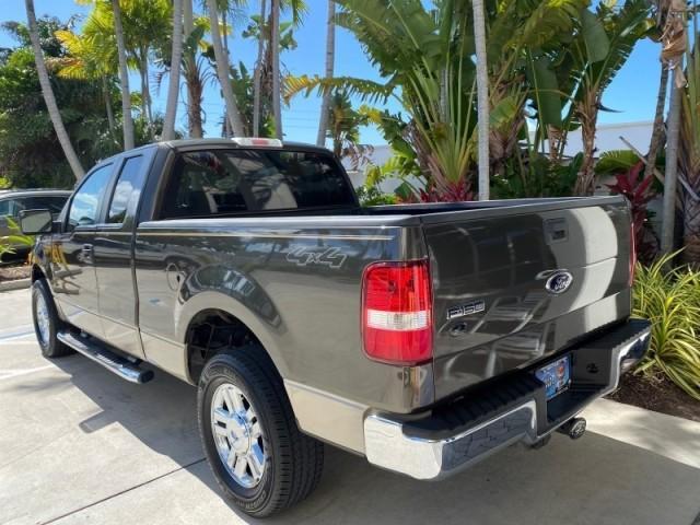 2008 Pueblo Gold Metallic /Tan Ford F-150 4WD Lariat 1 OWNER LOW MILES 83,919 (1FTPX14V58F) with an 5.4L 24-Valve EFI FFV V8 Engine engine, Automatic transmission, located at 4701 North Dixie Hwy, Pompano Beach, FL, 33064, (954) 422-2889, 26.240938, -80.123474 - OUR WEBPAGE FLORIDACARS1.COM HAS OVER 100 PHOTOS AND FREE CARFAX LINK 2008 Ford F-150 Lariat 1 OWNER 4 Door Extended Cab Pickup 5.4L V8 F SOHC Flex Fuel 17 MPG Rear Wheel Drive w/ 4X4 Features 4WD/AWD ABS Brakes Air Conditioning Alloy Wheels AM/FM Stereo Automatic Transmission Auxiliary Audio Input - Photo#33
