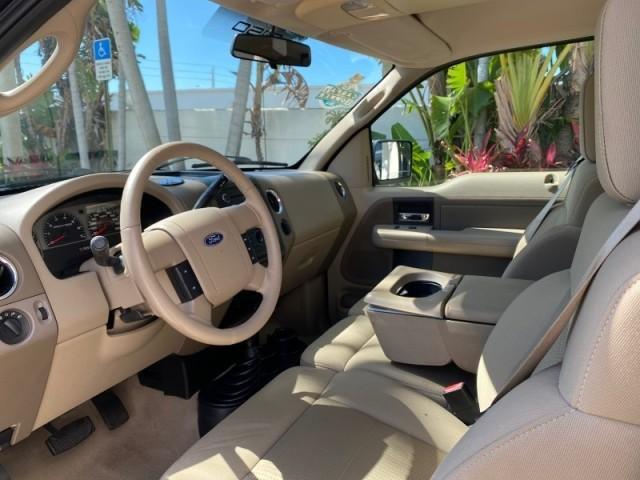 2008 Pueblo Gold Metallic /Tan Ford F-150 4WD Lariat 1 OWNER LOW MILES 83,919 (1FTPX14V58F) with an 5.4L 24-Valve EFI FFV V8 Engine engine, Automatic transmission, located at 4701 North Dixie Hwy, Pompano Beach, FL, 33064, (954) 422-2889, 26.240938, -80.123474 - OUR WEBPAGE FLORIDACARS1.COM HAS OVER 100 PHOTOS AND FREE CARFAX LINK 2008 Ford F-150 Lariat 1 OWNER 4 Door Extended Cab Pickup 5.4L V8 F SOHC Flex Fuel 17 MPG Rear Wheel Drive w/ 4X4 Features 4WD/AWD ABS Brakes Air Conditioning Alloy Wheels AM/FM Stereo Automatic Transmission Auxiliary Audio Input - Photo#46
