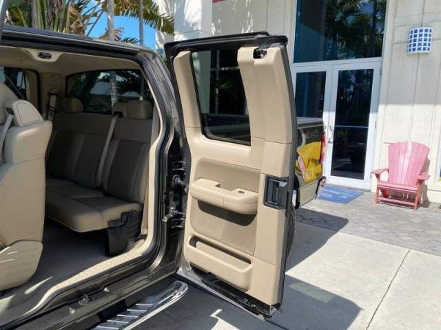2008 Pueblo Gold Metallic /Tan Ford F-150 4WD Lariat 1 OWNER LOW MILES 83,919 (1FTPX14V58F) with an 5.4L 24-Valve EFI FFV V8 Engine engine, Automatic transmission, located at 4701 North Dixie Hwy, Pompano Beach, FL, 33064, (954) 422-2889, 26.240938, -80.123474 - OUR WEBPAGE FLORIDACARS1.COM HAS OVER 100 PHOTOS AND FREE CARFAX LINK 2008 Ford F-150 Lariat 1 OWNER 4 Door Extended Cab Pickup 5.4L V8 F SOHC Flex Fuel 17 MPG Rear Wheel Drive w/ 4X4 Features 4WD/AWD ABS Brakes Air Conditioning Alloy Wheels AM/FM Stereo Automatic Transmission Auxiliary Audio Input - Photo#77
