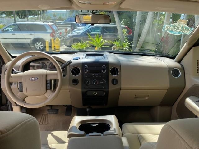 2008 Pueblo Gold Metallic /Tan Ford F-150 4WD Lariat 1 OWNER LOW MILES 83,919 (1FTPX14V58F) with an 5.4L 24-Valve EFI FFV V8 Engine engine, Automatic transmission, located at 4701 North Dixie Hwy, Pompano Beach, FL, 33064, (954) 422-2889, 26.240938, -80.123474 - OUR WEBPAGE FLORIDACARS1.COM HAS OVER 100 PHOTOS AND FREE CARFAX LINK 2008 Ford F-150 Lariat 1 OWNER 4 Door Extended Cab Pickup 5.4L V8 F SOHC Flex Fuel 17 MPG Rear Wheel Drive w/ 4X4 Features 4WD/AWD ABS Brakes Air Conditioning Alloy Wheels AM/FM Stereo Automatic Transmission Auxiliary Audio Input - Photo#82