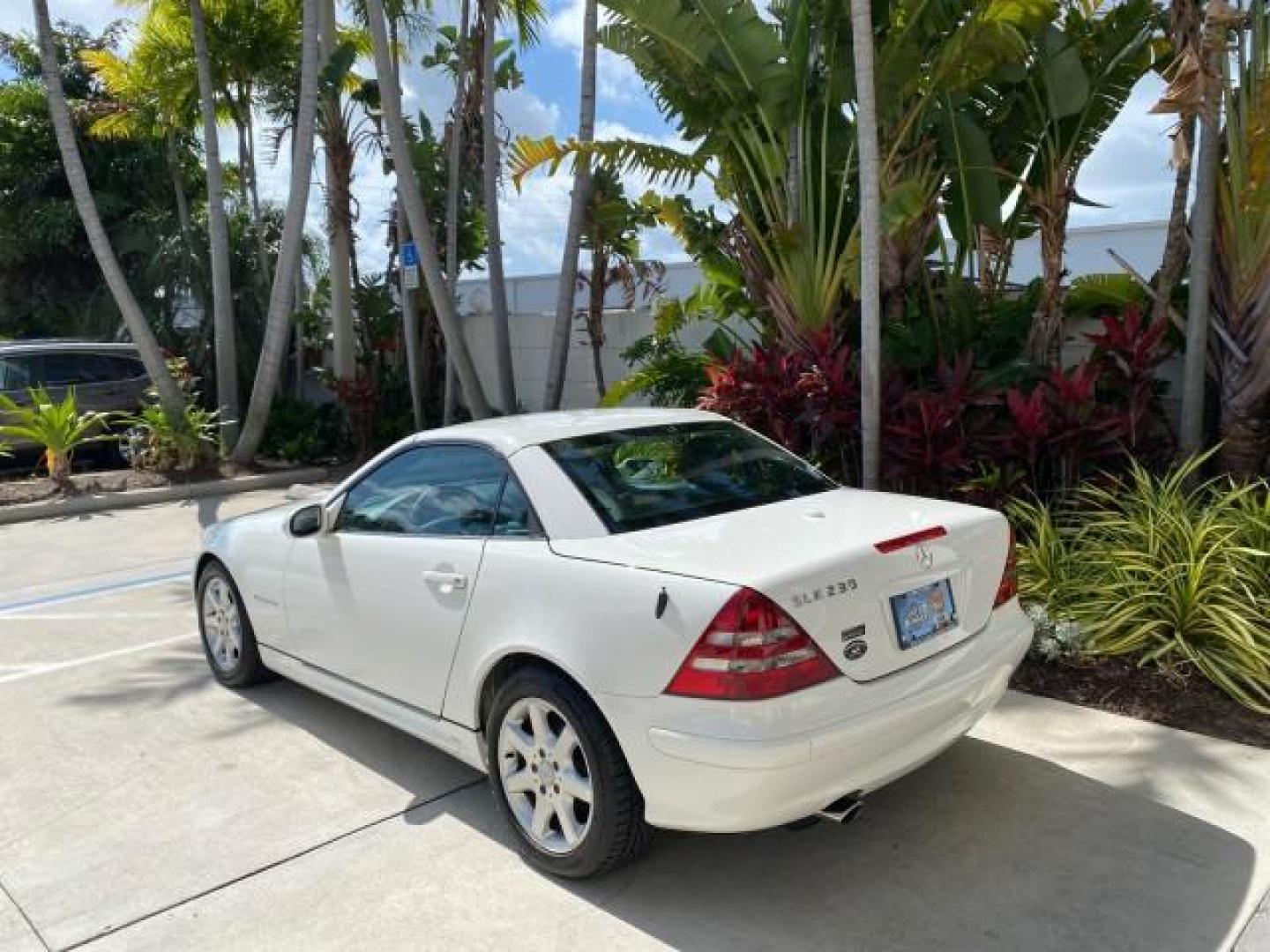 2002 Alabaster White /Charcoal/Beige Mercedes-Benz SLK-Class 2.3L SLK CONV LOW MILES 48,941 (WDBKK49F32F) with an 2.3L Supercharged And Intercooled DOHC SMPI 16-Valve In-Line 4-Cyl Engine engine, Automatic transmission, located at 4701 North Dixie Hwy, Pompano Beach, FL, 33064, (954) 422-2889, 26.240938, -80.123474 - OUR WEBPAGE FLORIDACARS1.COM HAS OVER 100 PHOTOS AND FREE CARFAX LINK 2002 Mercedes-Benz SLK 230 Kompressor Convertible 2.3L I4 F DOHC 16V Gasoline 30 MPG Rear Wheel Drive Features ABS Brakes Air Conditioning Alloy Wheels AM/FM Stereo Automatic Transmission BOSE Sound System Cassette Player Cruise C- Photo#38