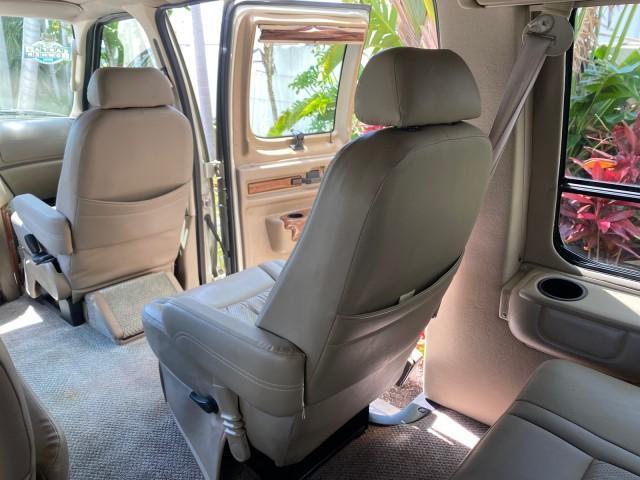 2004 Gold Ash Metallic /Medium Pebble Ford Econoline HIGH TOP CONVERSION VAN 1 OWNER LOW MILES 37,883 (1FDRE14L64H) with an 5.4L SOHC EFI V8 Triton Engine engine, Automatic transmission, located at 4701 North Dixie Hwy, Pompano Beach, FL, 33064, (954) 422-2889, 26.240938, -80.123474 - OUR WEBPAGE FLORIDACARS1.COM HAS OVER 100 PHOTOS AND FREE CARFAX LINK 2004 Ford Econoline E150 HIGH TOP CONVERSION VAN SHERROD 1 OWNER Van 5.4L V8 F SOHC 16V Gasoline 17 MPG Rear Wheel Drive Features ABS Brakes Air Conditioning Alloy Wheels AM/FM Stereo Automatic Transmission CD Audio Conversion Van - Photo#85