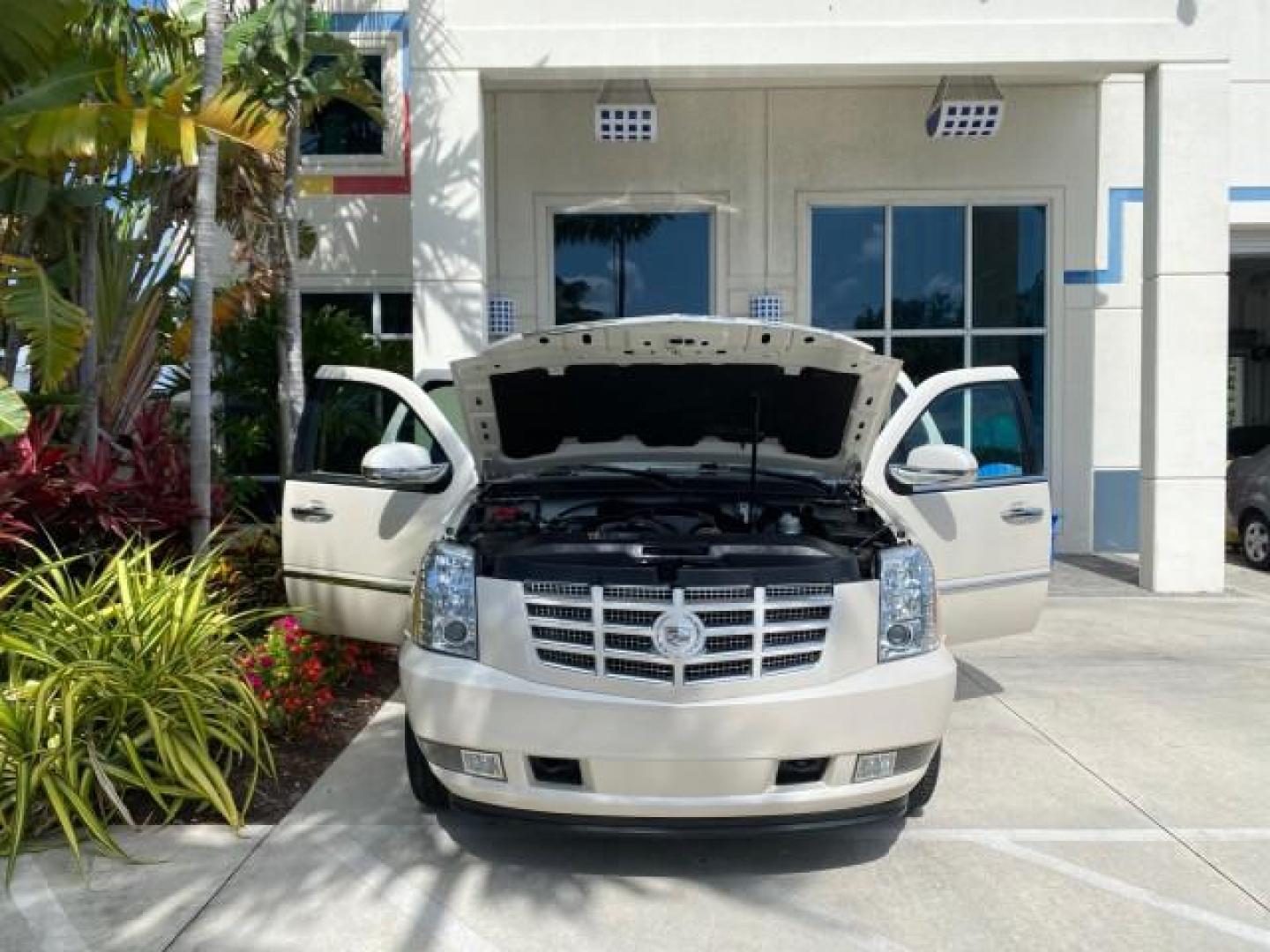 2010 White Diamond Tricoat /Cashmere/Cocoa Cadillac Escalade SUNROOF NAV Premium LOW MILES 66,933 (1GYUCCEF3AR) with an 6.2L Vortec 1000 V8 SFI E85 Engine engine, Automatic transmission, located at 4701 North Dixie Hwy, Pompano Beach, FL, 33064, (954) 422-2889, 26.240938, -80.123474 - OUR WEBPAGE FLORIDACARS1.COM HAS OVER 100 PHOTOS AND FREE CARFAX LINK 2010 Cadillac Escalade Premium 4 Door Wagon/Sport Utility 6.2L V8 F OHV 16V Flex Fuel 20 MPG Rear Wheel Drive Features A/C Seat(s) ABS Brakes Air Conditioning Alloy Wheels AM/FM Stereo Automatic Transmission Auxiliary Audio Input- Photo#16