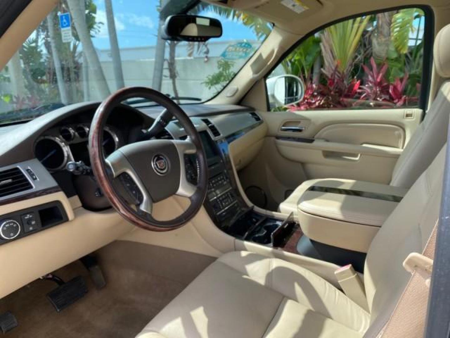 2010 White Diamond Tricoat /Cashmere/Cocoa Cadillac Escalade SUNROOF NAV Premium LOW MILES 66,933 (1GYUCCEF3AR) with an 6.2L Vortec 1000 V8 SFI E85 Engine engine, Automatic transmission, located at 4701 North Dixie Hwy, Pompano Beach, FL, 33064, (954) 422-2889, 26.240938, -80.123474 - OUR WEBPAGE FLORIDACARS1.COM HAS OVER 100 PHOTOS AND FREE CARFAX LINK 2010 Cadillac Escalade Premium 4 Door Wagon/Sport Utility 6.2L V8 F OHV 16V Flex Fuel 20 MPG Rear Wheel Drive Features A/C Seat(s) ABS Brakes Air Conditioning Alloy Wheels AM/FM Stereo Automatic Transmission Auxiliary Audio Input- Photo#49