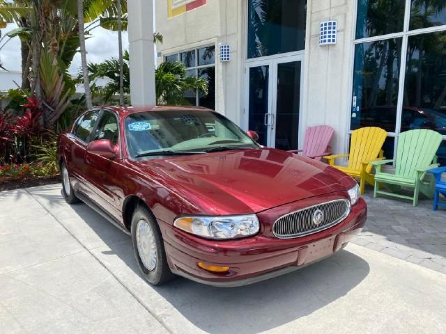 2000 Medium Red Pearl /Taupe Buick LeSabre Limited LEATHER LOW MILES (1G4HR54K1YU) with an 3.8L SFI V6 3800 Series II Engine engine, Automatic transmission, located at 4701 North Dixie Hwy, Pompano Beach, FL, 33064, (954) 422-2889, 26.240938, -80.123474 - OUR WEBPAGE FLORIDACARS1.COM HAS OVER 100 PHOTOS AND FREE CARFAX LINK 2000 Buick Lesabre Limited Sedan 4 DR 3.8L V6 F 12V Gasoline 30 MPG Front Wheel Drive Features ABS Brakes Air Conditioning Alloy Wheels AM/FM Stereo Automatic Transmission Cassette Player CD Audio Cruise Control Leather Seats Powe- Photo#1