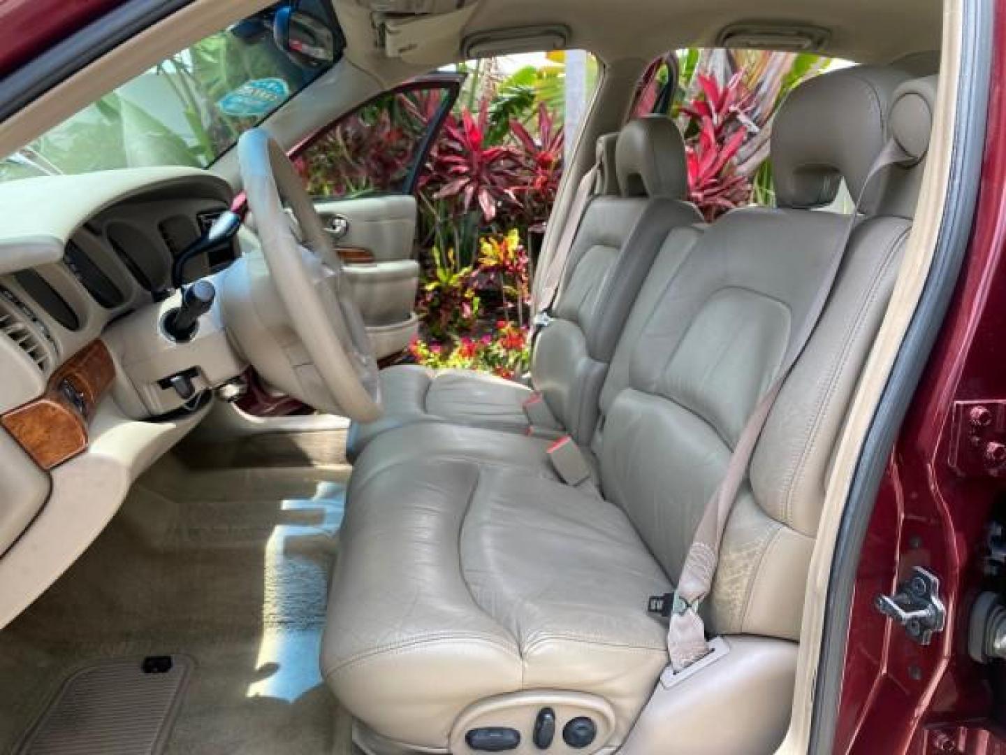 2000 Medium Red Pearl /Taupe Buick LeSabre Limited LEATHER LOW MILES (1G4HR54K1YU) with an 3.8L SFI V6 3800 Series II Engine engine, Automatic transmission, located at 4701 North Dixie Hwy, Pompano Beach, FL, 33064, (954) 422-2889, 26.240938, -80.123474 - OUR WEBPAGE FLORIDACARS1.COM HAS OVER 100 PHOTOS AND FREE CARFAX LINK 2000 Buick Lesabre Limited Sedan 4 DR 3.8L V6 F 12V Gasoline 30 MPG Front Wheel Drive Features ABS Brakes Air Conditioning Alloy Wheels AM/FM Stereo Automatic Transmission Cassette Player CD Audio Cruise Control Leather Seats Powe- Photo#10
