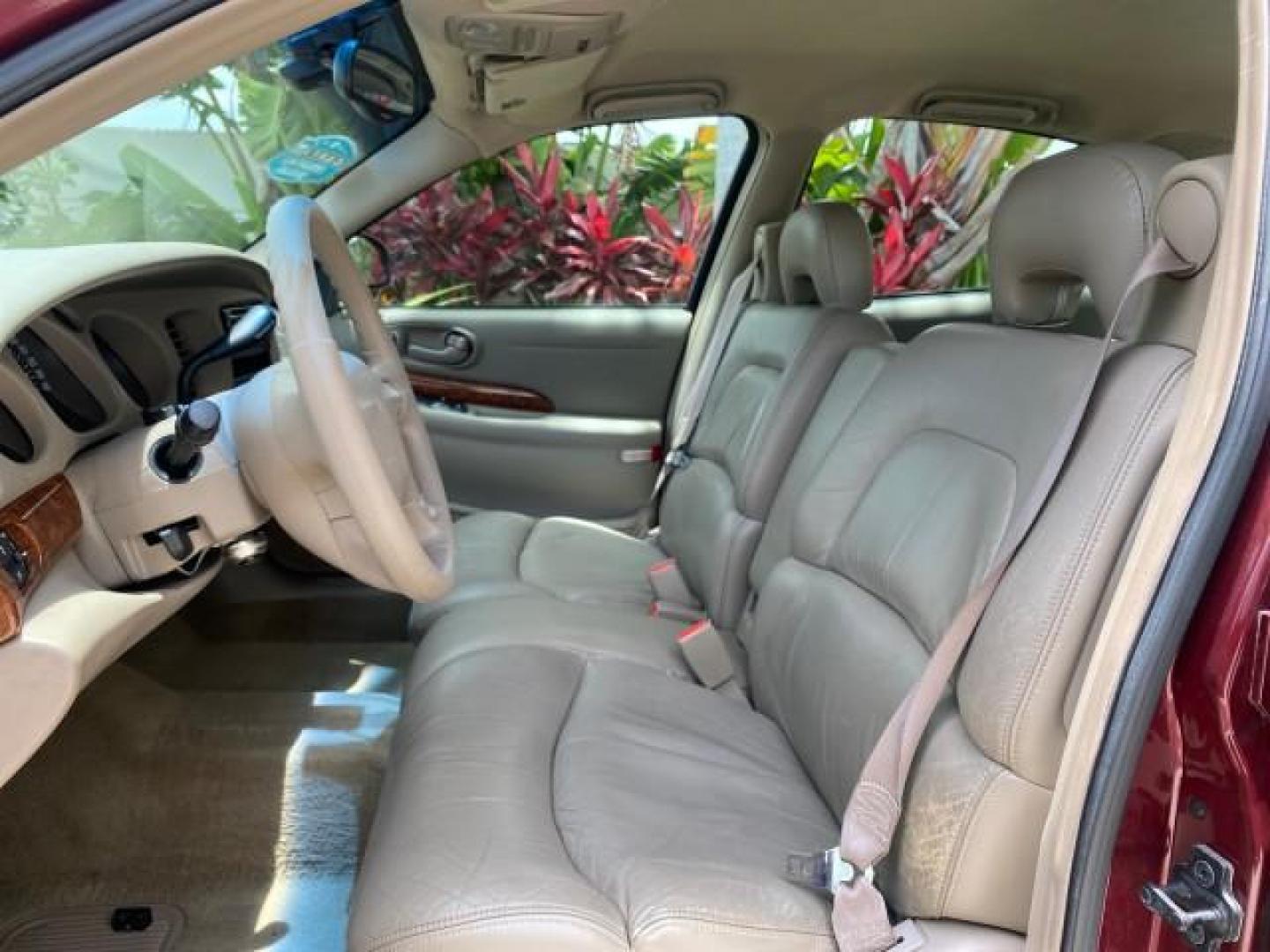 2000 Medium Red Pearl /Taupe Buick LeSabre Limited LEATHER LOW MILES (1G4HR54K1YU) with an 3.8L SFI V6 3800 Series II Engine engine, Automatic transmission, located at 4701 North Dixie Hwy, Pompano Beach, FL, 33064, (954) 422-2889, 26.240938, -80.123474 - OUR WEBPAGE FLORIDACARS1.COM HAS OVER 100 PHOTOS AND FREE CARFAX LINK 2000 Buick Lesabre Limited Sedan 4 DR 3.8L V6 F 12V Gasoline 30 MPG Front Wheel Drive Features ABS Brakes Air Conditioning Alloy Wheels AM/FM Stereo Automatic Transmission Cassette Player CD Audio Cruise Control Leather Seats Powe- Photo#42