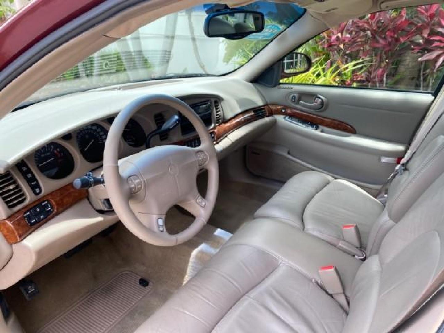 2000 Medium Red Pearl /Taupe Buick LeSabre Limited LEATHER LOW MILES (1G4HR54K1YU) with an 3.8L SFI V6 3800 Series II Engine engine, Automatic transmission, located at 4701 North Dixie Hwy, Pompano Beach, FL, 33064, (954) 422-2889, 26.240938, -80.123474 - OUR WEBPAGE FLORIDACARS1.COM HAS OVER 100 PHOTOS AND FREE CARFAX LINK 2000 Buick Lesabre Limited Sedan 4 DR 3.8L V6 F 12V Gasoline 30 MPG Front Wheel Drive Features ABS Brakes Air Conditioning Alloy Wheels AM/FM Stereo Automatic Transmission Cassette Player CD Audio Cruise Control Leather Seats Powe- Photo#45