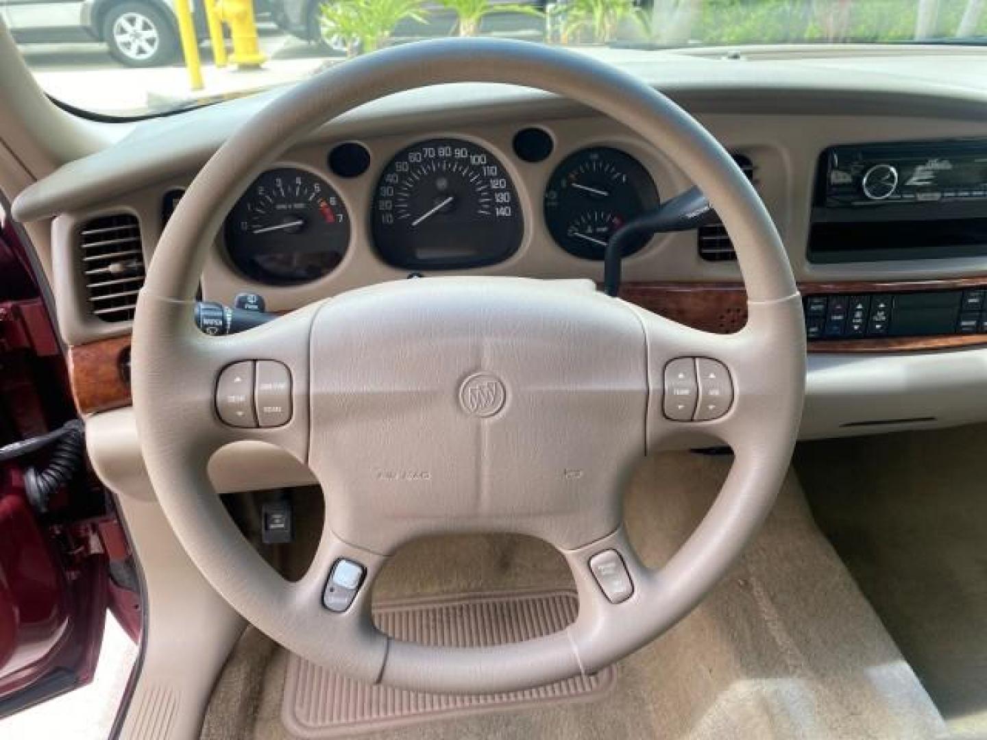 2000 Medium Red Pearl /Taupe Buick LeSabre Limited LEATHER LOW MILES (1G4HR54K1YU) with an 3.8L SFI V6 3800 Series II Engine engine, Automatic transmission, located at 4701 North Dixie Hwy, Pompano Beach, FL, 33064, (954) 422-2889, 26.240938, -80.123474 - OUR WEBPAGE FLORIDACARS1.COM HAS OVER 100 PHOTOS AND FREE CARFAX LINK 2000 Buick Lesabre Limited Sedan 4 DR 3.8L V6 F 12V Gasoline 30 MPG Front Wheel Drive Features ABS Brakes Air Conditioning Alloy Wheels AM/FM Stereo Automatic Transmission Cassette Player CD Audio Cruise Control Leather Seats Powe- Photo#48