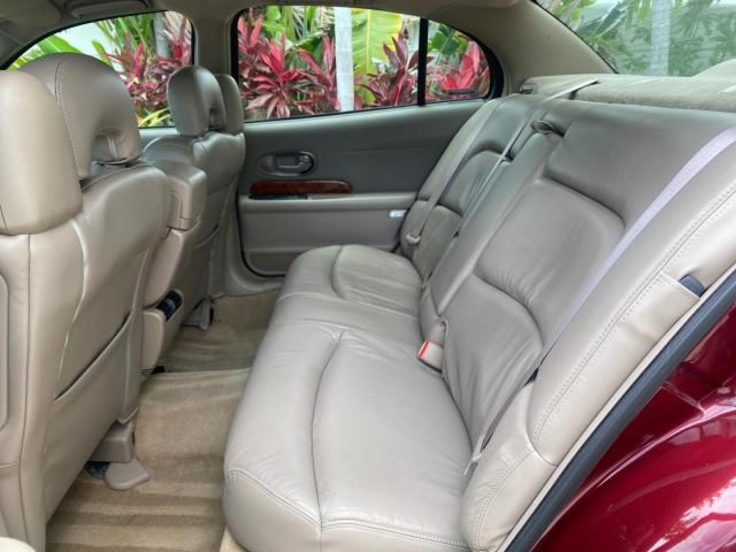 2000 Medium Red Pearl /Taupe Buick LeSabre Limited LEATHER LOW MILES (1G4HR54K1YU) with an 3.8L SFI V6 3800 Series II Engine engine, Automatic transmission, located at 4701 North Dixie Hwy, Pompano Beach, FL, 33064, (954) 422-2889, 26.240938, -80.123474 - OUR WEBPAGE FLORIDACARS1.COM HAS OVER 100 PHOTOS AND FREE CARFAX LINK 2000 Buick Lesabre Limited Sedan 4 DR 3.8L V6 F 12V Gasoline 30 MPG Front Wheel Drive Features ABS Brakes Air Conditioning Alloy Wheels AM/FM Stereo Automatic Transmission Cassette Player CD Audio Cruise Control Leather Seats Powe- Photo#74