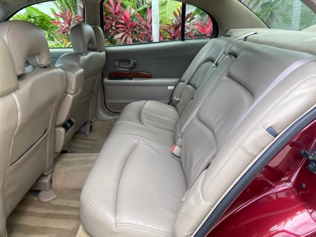 2000 Medium Red Pearl /Taupe Buick LeSabre Limited LEATHER LOW MILES (1G4HR54K1YU) with an 3.8L SFI V6 3800 Series II Engine engine, Automatic transmission, located at 4701 North Dixie Hwy, Pompano Beach, FL, 33064, (954) 422-2889, 26.240938, -80.123474 - OUR WEBPAGE FLORIDACARS1.COM HAS OVER 100 PHOTOS AND FREE CARFAX LINK 2000 Buick Lesabre Limited Sedan 4 DR 3.8L V6 F 12V Gasoline 30 MPG Front Wheel Drive Features ABS Brakes Air Conditioning Alloy Wheels AM/FM Stereo Automatic Transmission Cassette Player CD Audio Cruise Control Leather Seats Powe - Photo#75