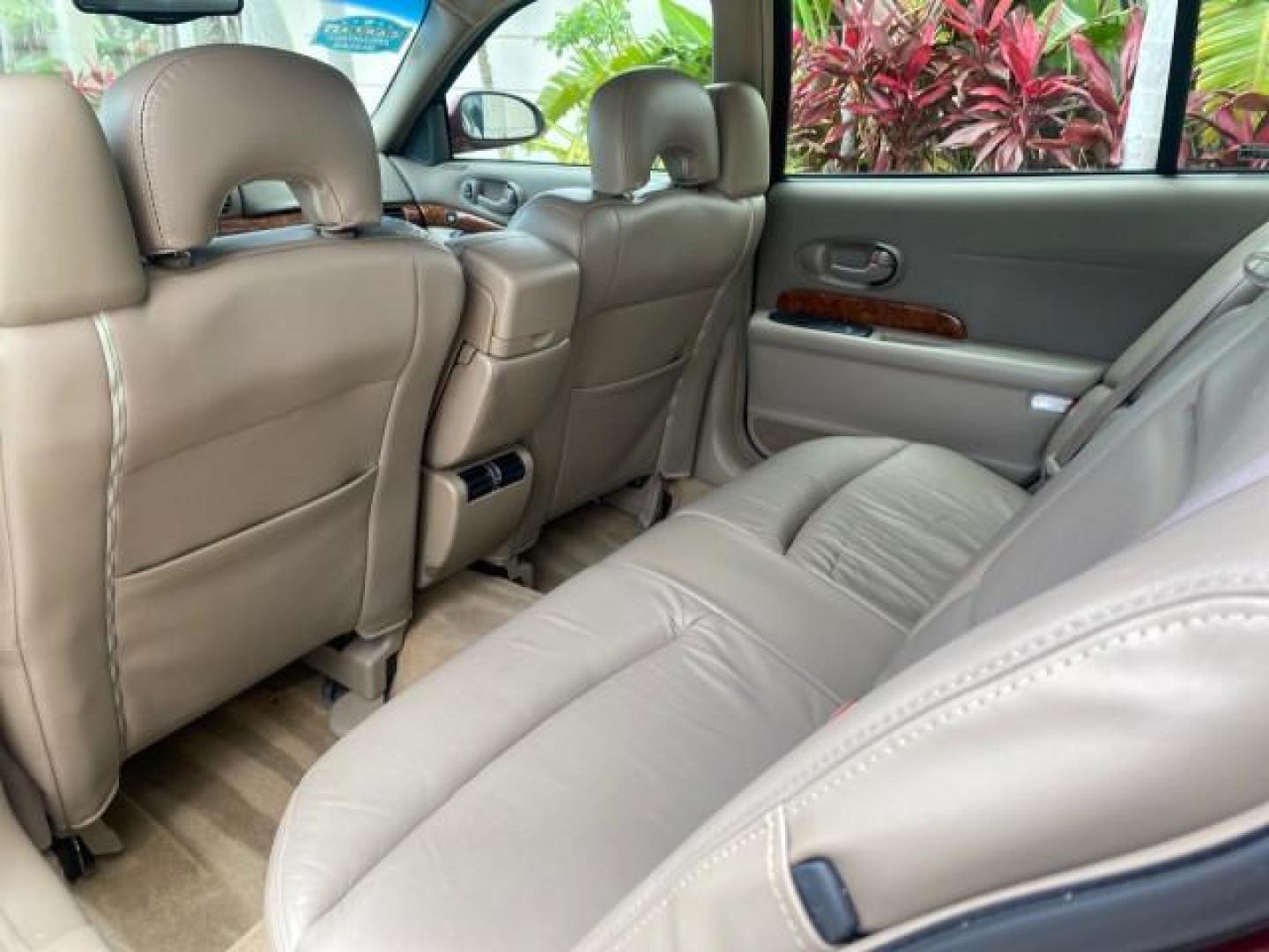 2000 Medium Red Pearl /Taupe Buick LeSabre Limited LEATHER LOW MILES (1G4HR54K1YU) with an 3.8L SFI V6 3800 Series II Engine engine, Automatic transmission, located at 4701 North Dixie Hwy, Pompano Beach, FL, 33064, (954) 422-2889, 26.240938, -80.123474 - OUR WEBPAGE FLORIDACARS1.COM HAS OVER 100 PHOTOS AND FREE CARFAX LINK 2000 Buick Lesabre Limited Sedan 4 DR 3.8L V6 F 12V Gasoline 30 MPG Front Wheel Drive Features ABS Brakes Air Conditioning Alloy Wheels AM/FM Stereo Automatic Transmission Cassette Player CD Audio Cruise Control Leather Seats Powe- Photo#77