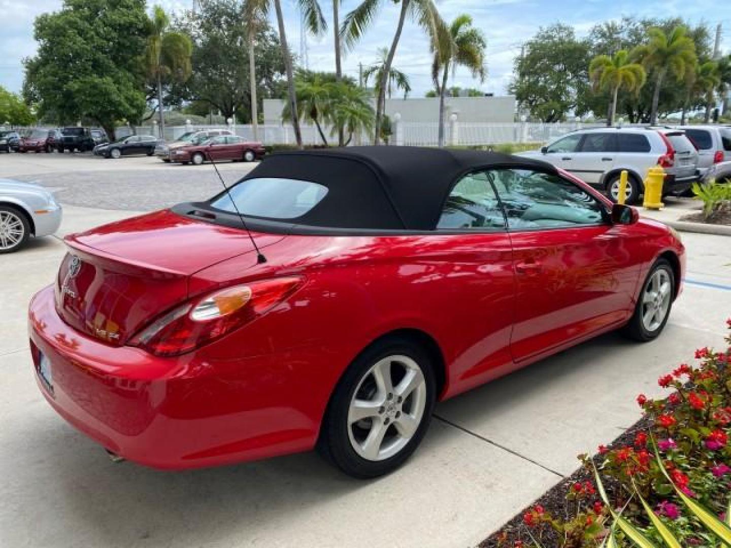 2004 Absolutely Red /Dark Stone Toyota Camry Solara CONV SE 1 OWNER 74972 Mi (4T1FA38P64U) with an 3.3L DOHC SMPI VVT-i 24-Valve V6 Engine engine, Automatic transmission, located at 4701 North Dixie Hwy, Pompano Beach, FL, 33064, (954) 422-2889, 26.240938, -80.123474 - OUR WEBPAGE FLORIDACARS1.COM HAS OVER 100 PHOTOS AND FREE CARFAX LINK 2004 Toyota Camry Solara SE V6 Convertible 3.3L V6 F DOHC 24V Gasoline 29 MPG Front Wheel Drive Features ABS Brakes Air Conditioning Alloy Wheels AM/FM Stereo Automatic Transmission Cassette Player CD Audio Cloth Seats Cruise Cont- Photo#7