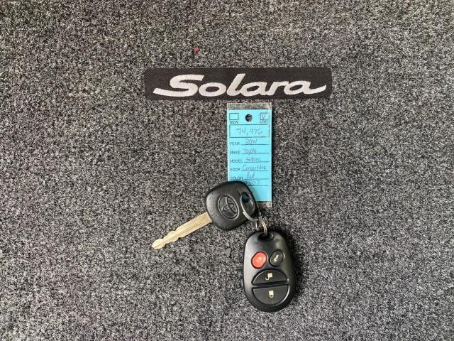 2004 Absolutely Red /Dark Stone Toyota Camry Solara CONV SE 1 OWNER 74972 Mi (4T1FA38P64U) with an 3.3L DOHC SMPI VVT-i 24-Valve V6 Engine engine, Automatic transmission, located at 4701 North Dixie Hwy, Pompano Beach, FL, 33064, (954) 422-2889, 26.240938, -80.123474 - OUR WEBPAGE FLORIDACARS1.COM HAS OVER 100 PHOTOS AND FREE CARFAX LINK 2004 Toyota Camry Solara SE V6 Convertible 3.3L V6 F DOHC 24V Gasoline 29 MPG Front Wheel Drive Features ABS Brakes Air Conditioning Alloy Wheels AM/FM Stereo Automatic Transmission Cassette Player CD Audio Cloth Seats Cruise Cont - Photo#23