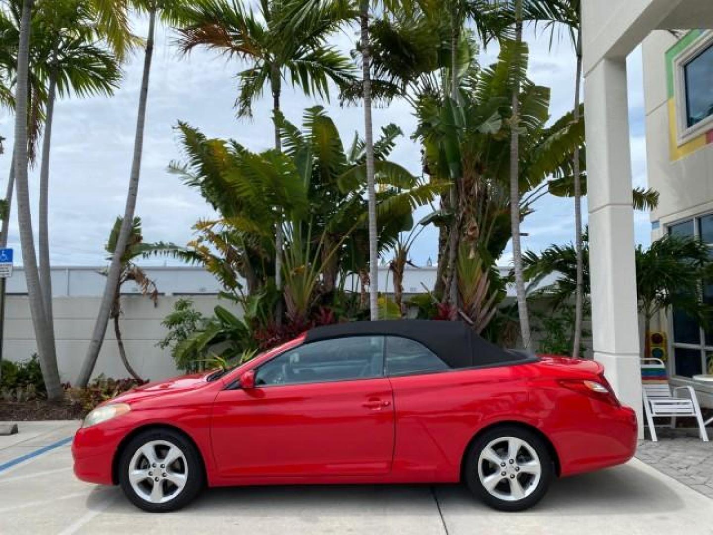 2004 Absolutely Red /Dark Stone Toyota Camry Solara CONV SE 1 OWNER 74972 Mi (4T1FA38P64U) with an 3.3L DOHC SMPI VVT-i 24-Valve V6 Engine engine, Automatic transmission, located at 4701 North Dixie Hwy, Pompano Beach, FL, 33064, (954) 422-2889, 26.240938, -80.123474 - OUR WEBPAGE FLORIDACARS1.COM HAS OVER 100 PHOTOS AND FREE CARFAX LINK 2004 Toyota Camry Solara SE V6 Convertible 3.3L V6 F DOHC 24V Gasoline 29 MPG Front Wheel Drive Features ABS Brakes Air Conditioning Alloy Wheels AM/FM Stereo Automatic Transmission Cassette Player CD Audio Cloth Seats Cruise Cont- Photo#34
