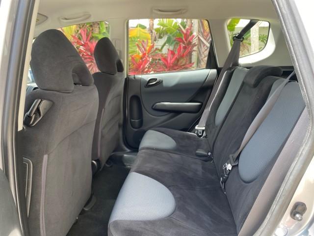 2007 Storm Silver Metallic /Black Honda Fit Sport 1 OWNER LOW MILES 22,306 (JHMGD38607S) with an 1.5L SOHC PGM-FI 16-Valve VTEC I4 Engine engine, Automatic transmission, located at 4701 North Dixie Hwy, Pompano Beach, FL, 33064, (954) 422-2889, 26.240938, -80.123474 - OUR WEBPAGE FLORIDACARS1.COM HAS OVER 100 PHOTOS AND FREE CARFAX LINK 2007 Honda Fit Sport 1 OWNER Hatchback 4 DR 1.5L I4 F SOHC Gasoline 37 MPG Front Wheel Drive Features ABS Brakes Air Conditioning Alloy Wheels AM/FM Stereo Automatic Transmission Auxiliary Audio Input CD Audio Cloth Seats Cruise C - Photo#72